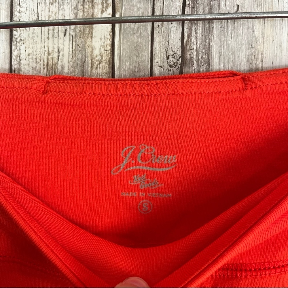 J.Crew Orange Cropped Leggings Women’s S High Rise Stretch Athleisure Activewear - Picture 6 of 7